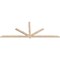 Ekena Millwork Kennewick Smooth Timber Gable Bracket, Douglas Fir, 108"W x 40"H x 1 1/2"D x 3 1/2"F, 9/12 Pitch GBW108X40X0204KEN00SDF - alternate 4
